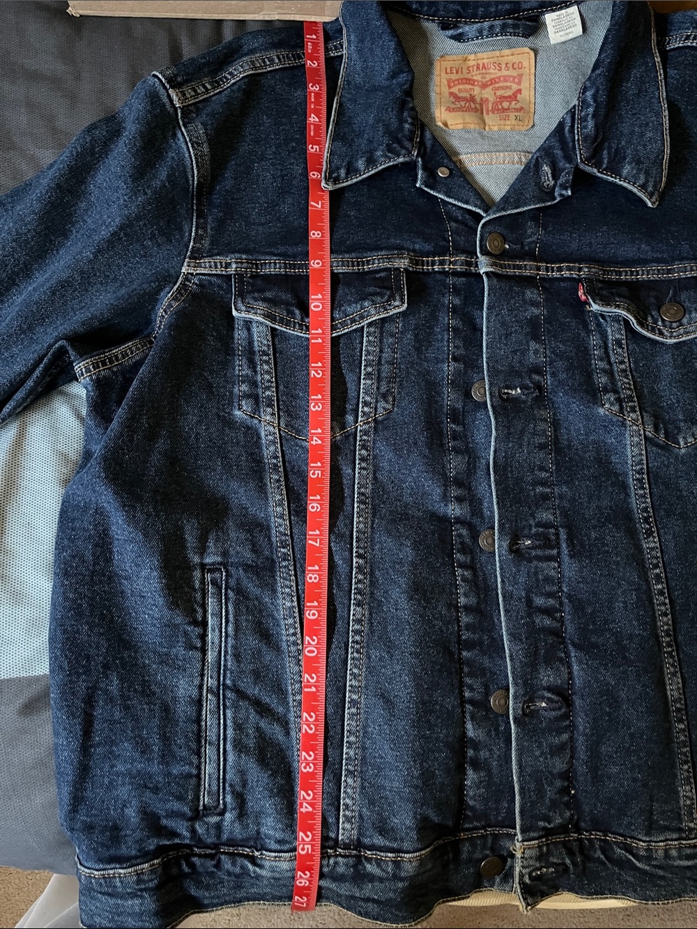 Levi's Indigo Denim Jacket - Picture 7 of 7